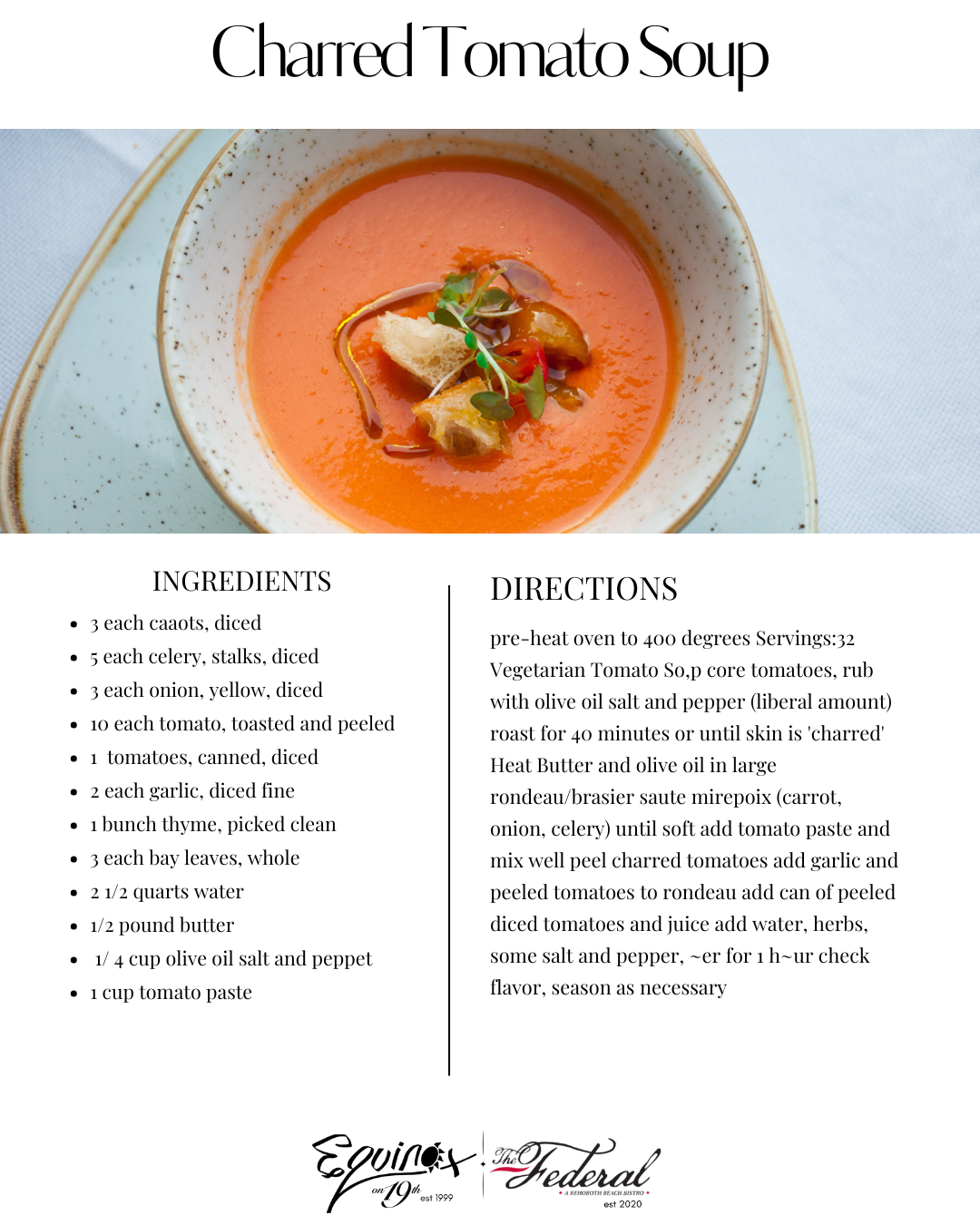 Charred Tomato Soup
