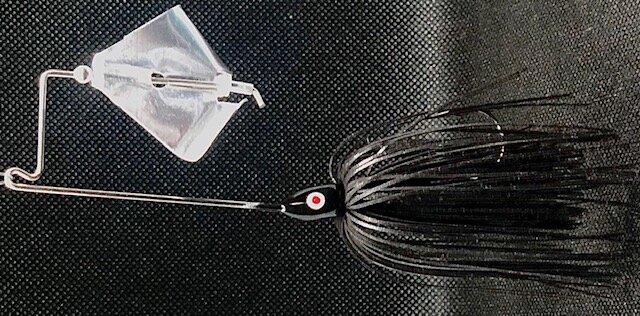 Black Buzzbait — Choo Choo Lures