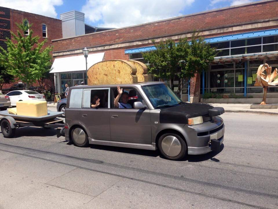 Art Car Parade - Toaster Car w Butter Dish.jpg