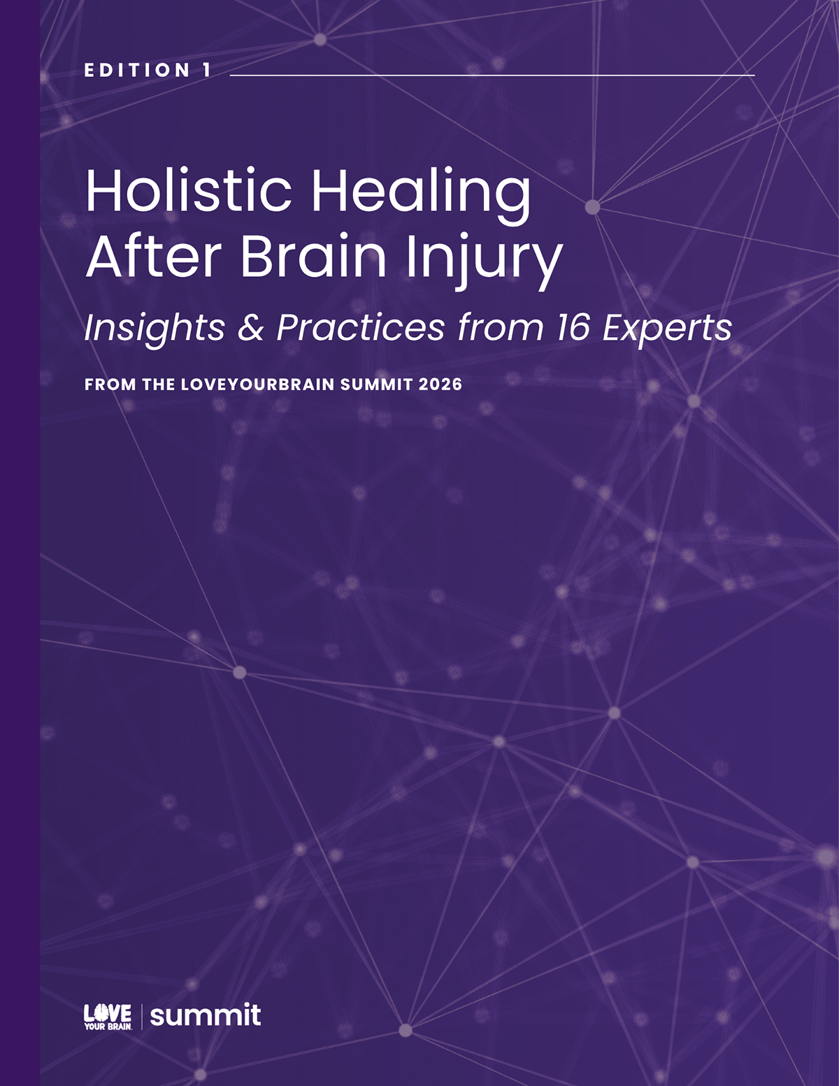 cover image of LoveYourBrain's Holistic Healing after Brain Injury Resource Guide