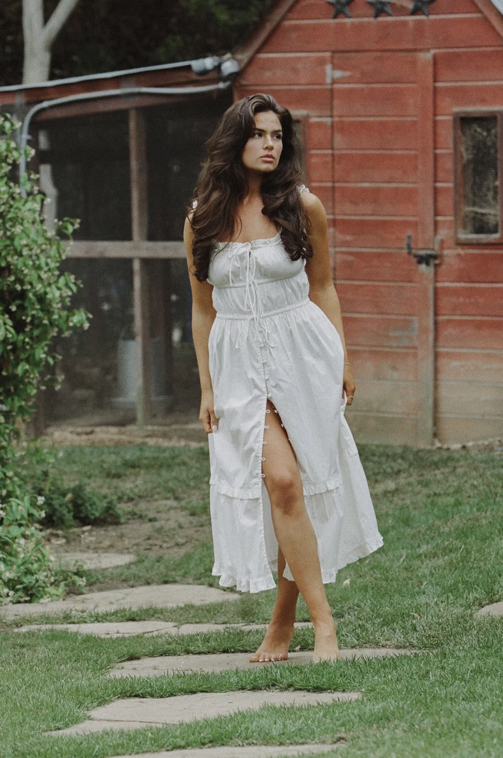 Colette Dress - Crisp White — Praerie