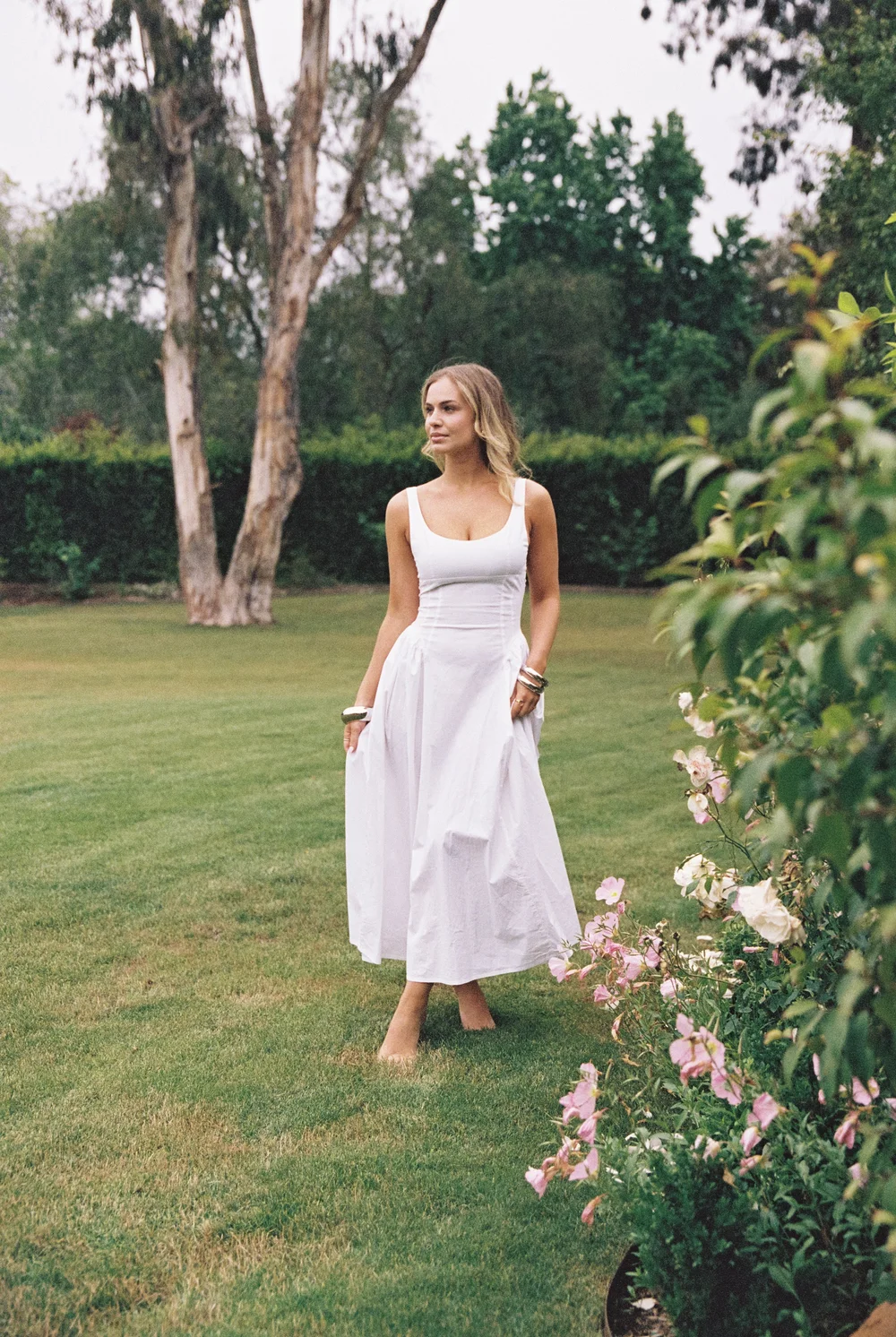 Lily Dress - Crisp White — Praerie