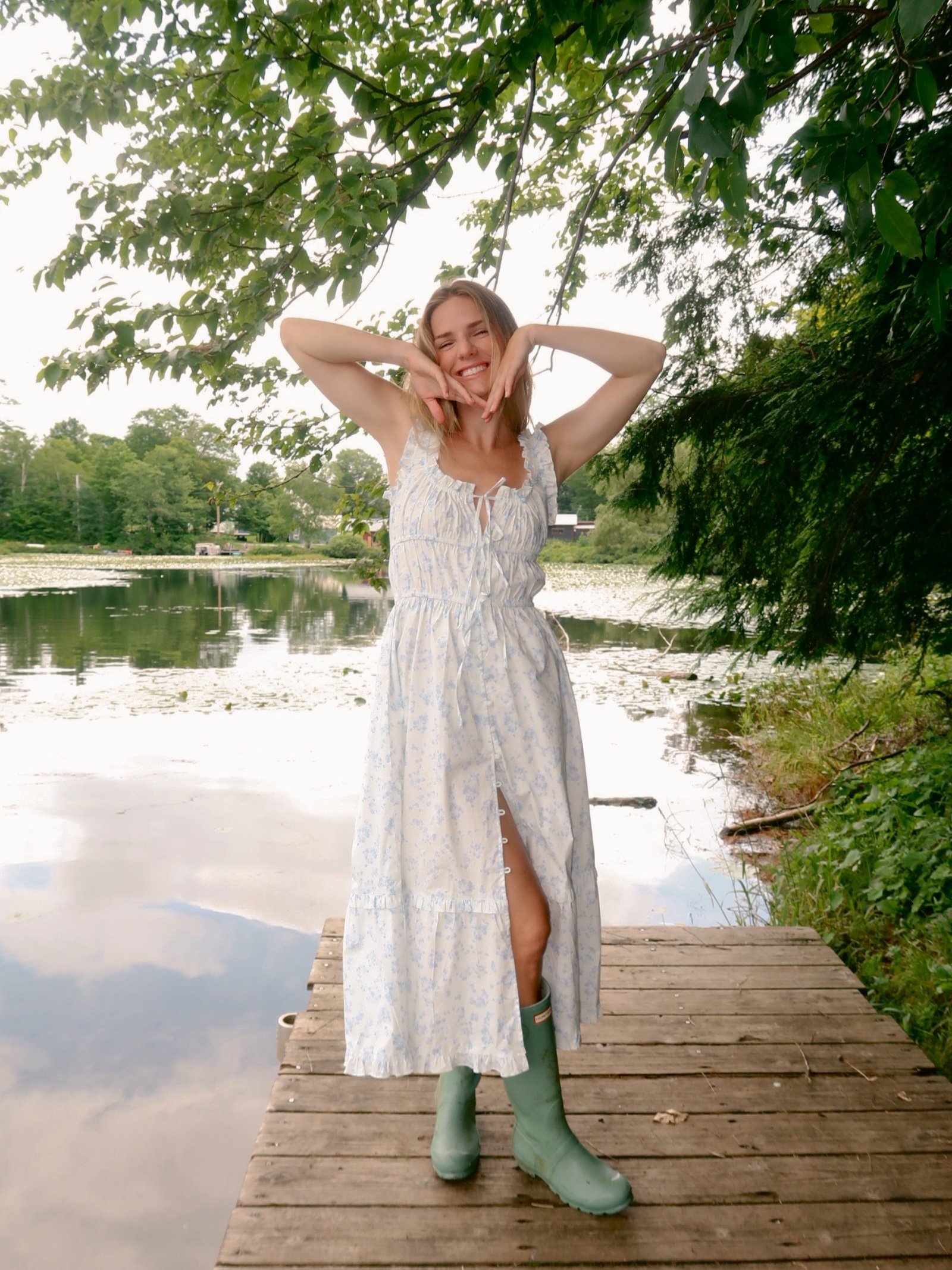 Colette Dress - Waterlily