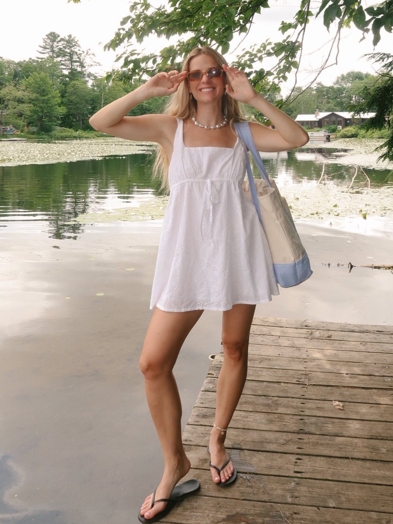 Marjorie Dress - White