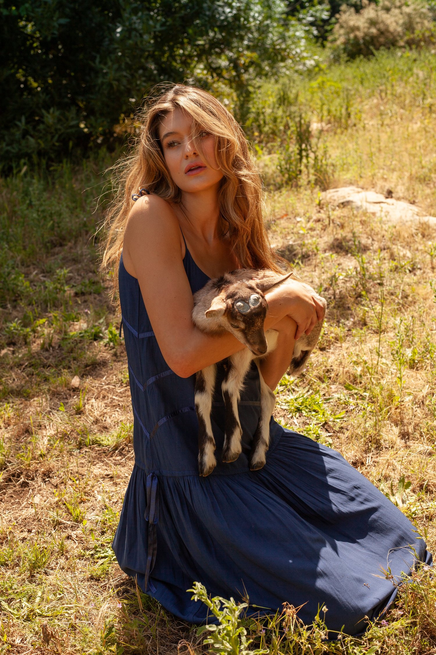 Amanda Dress - Navy — Praerie