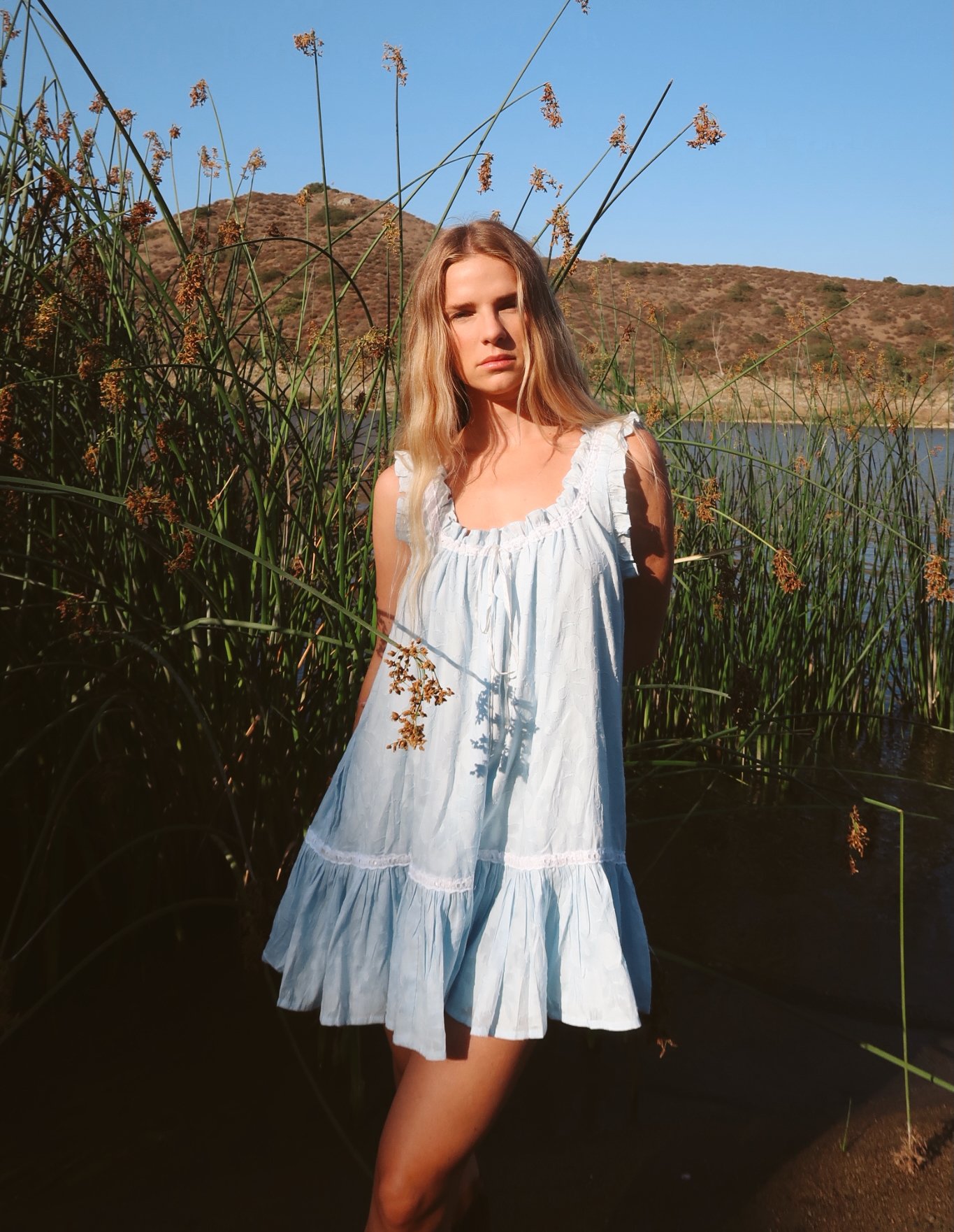 Teddy Dress - Lake