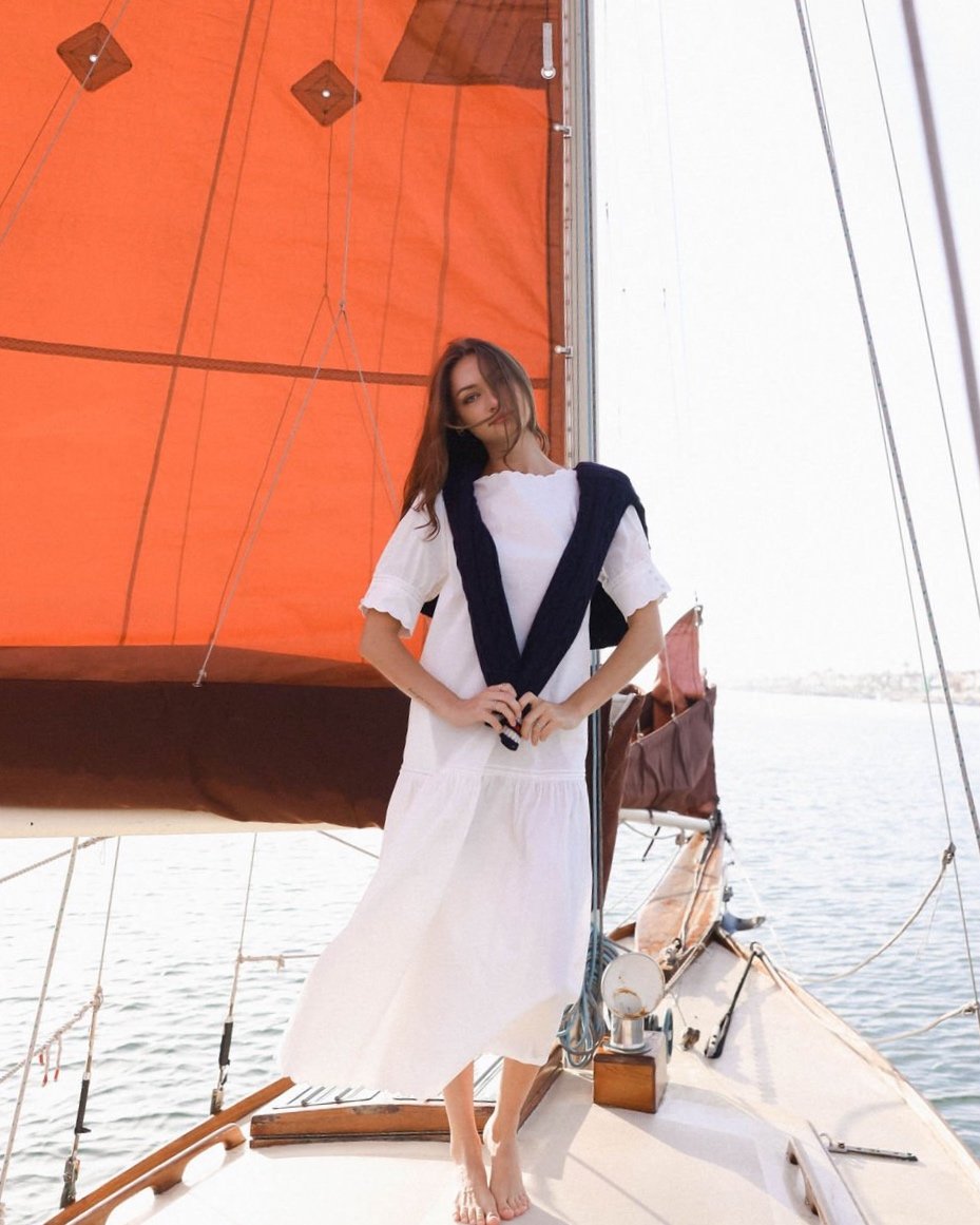 Elisa Dress - Salt