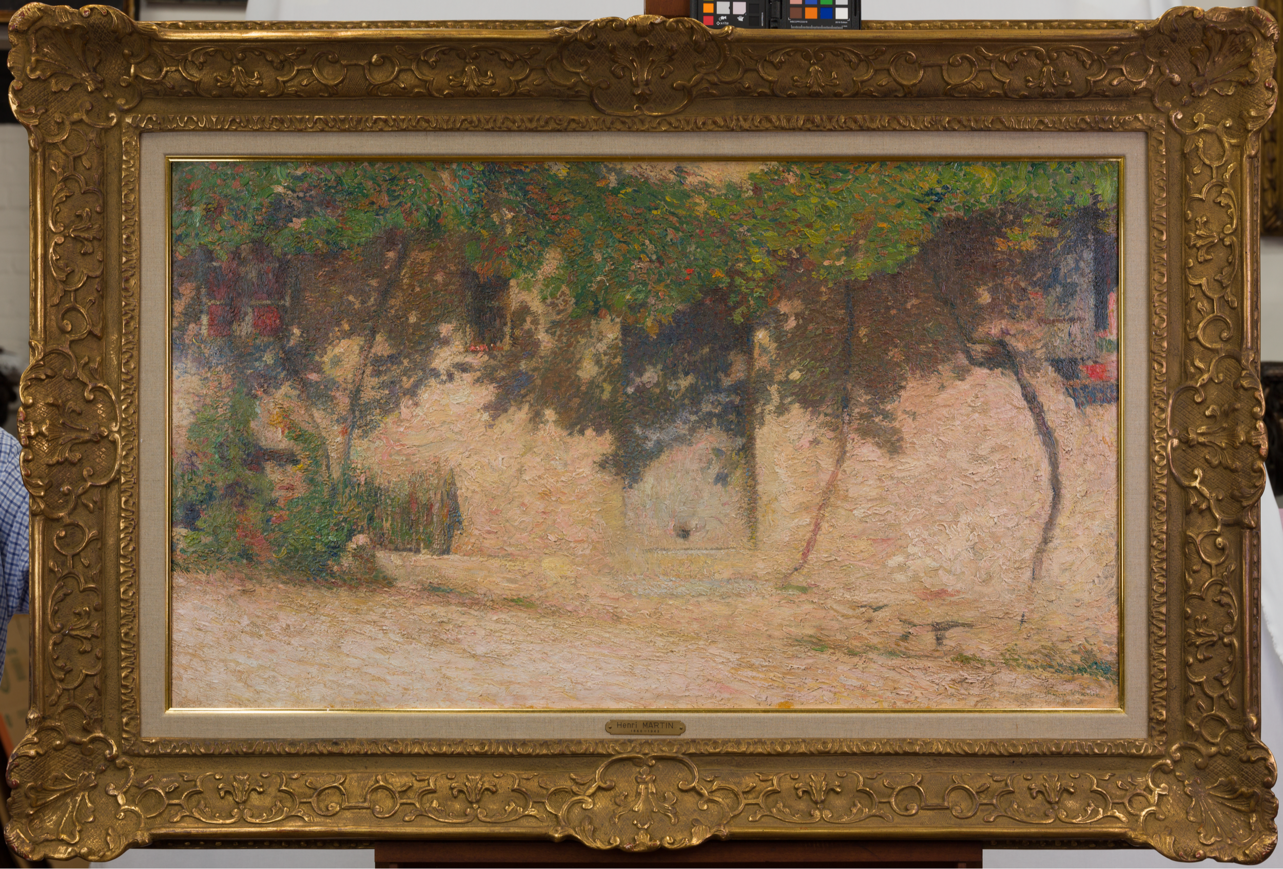 Henri Martin (1860-1943) - La Cour de Jardin