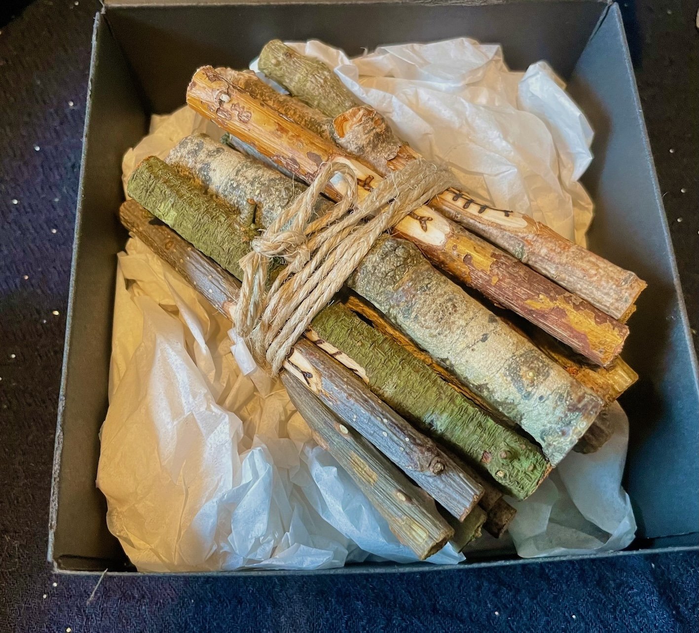 A set of 20 Ogham Staves