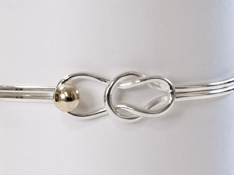 Monahan Co 14k Gold Ball Love Knot Bracelet Lexaco