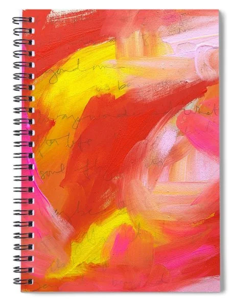 Journal Groove Print Spiral Notebook 