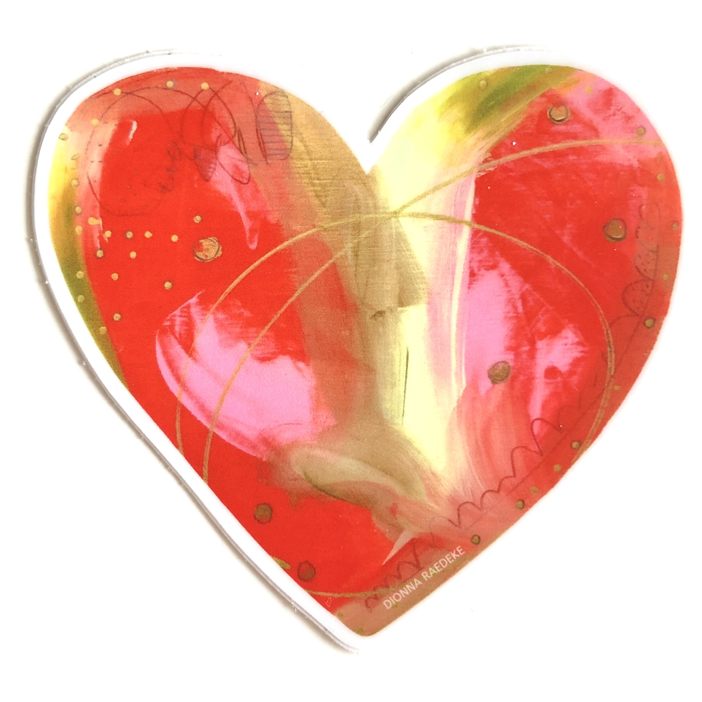 RED HEART Sticker- Last Chance!