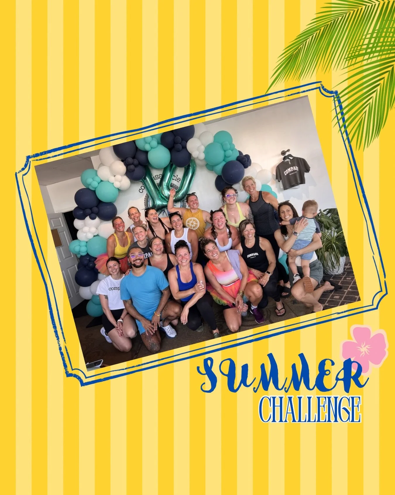 18 instructors. 40 days. 💫
 
 
Join us for our Summer challenge! Now until August 31st we challenge you to experience every instructor on the schedule + get $15 in Compass cash!
 
Grab a friend + let&rsquo;s SWEAT!💦 
 
 
(Join in the app)