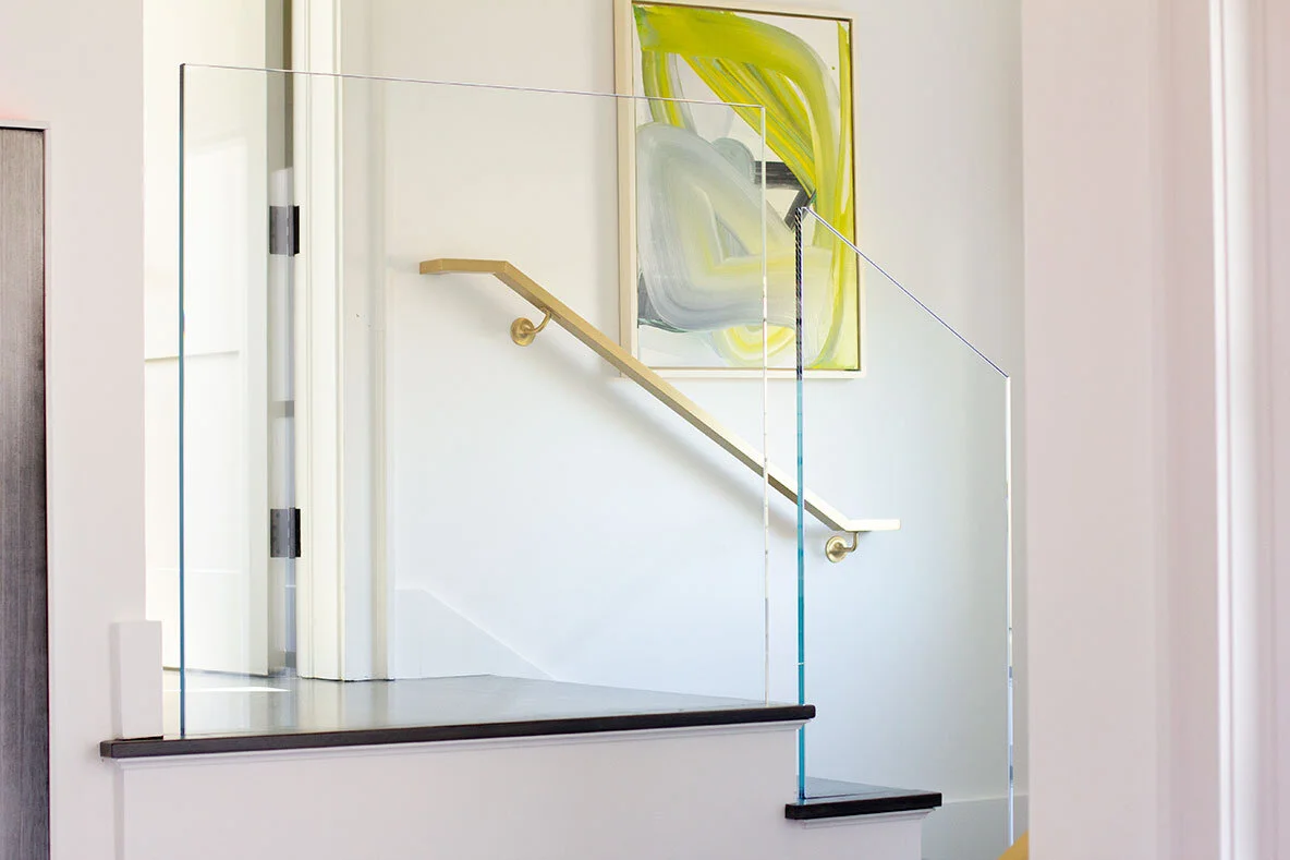 laminated glass railing tiburon