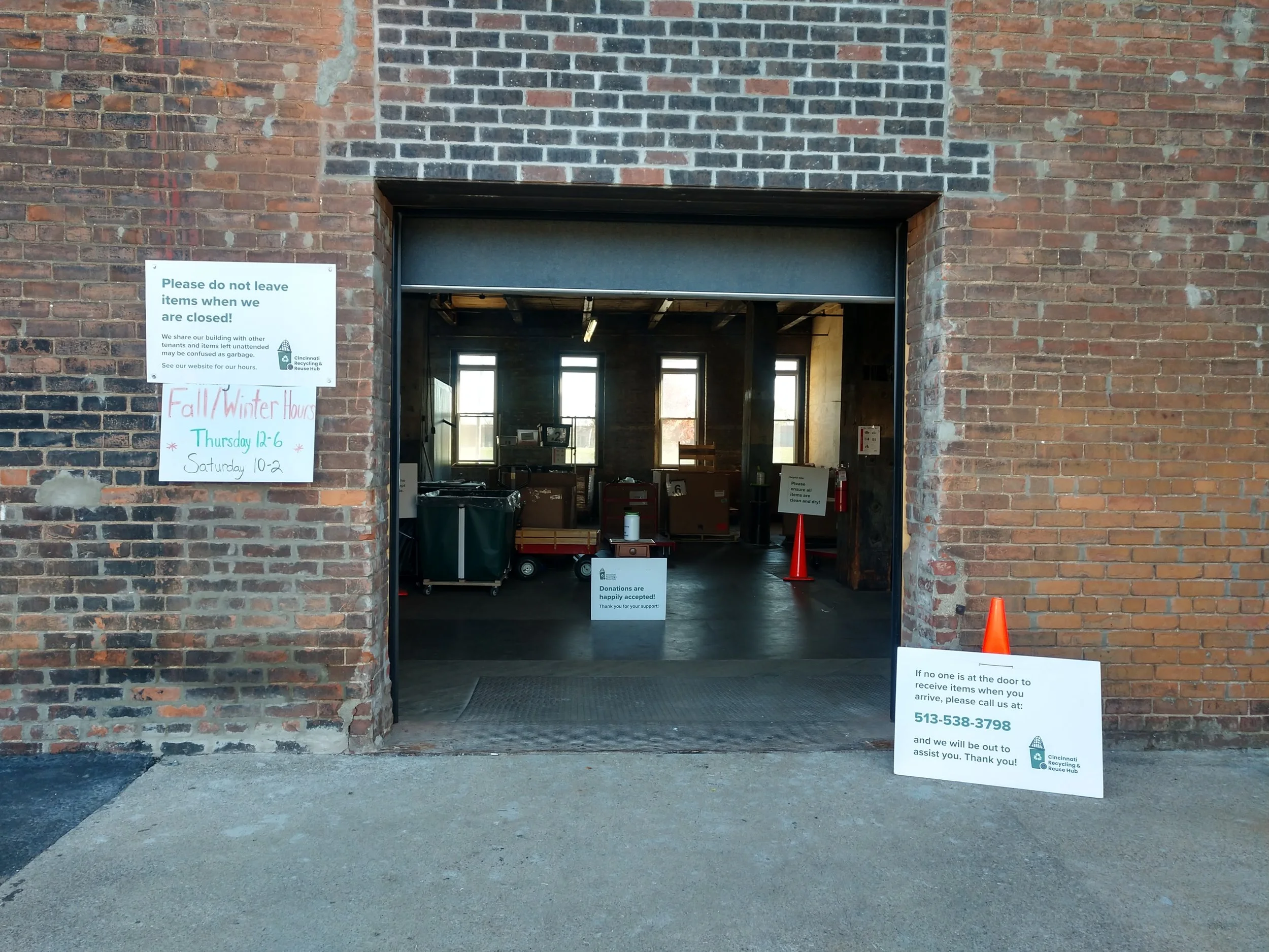 Item Drop Off — Cincinnati Recycling and Reuse Hub