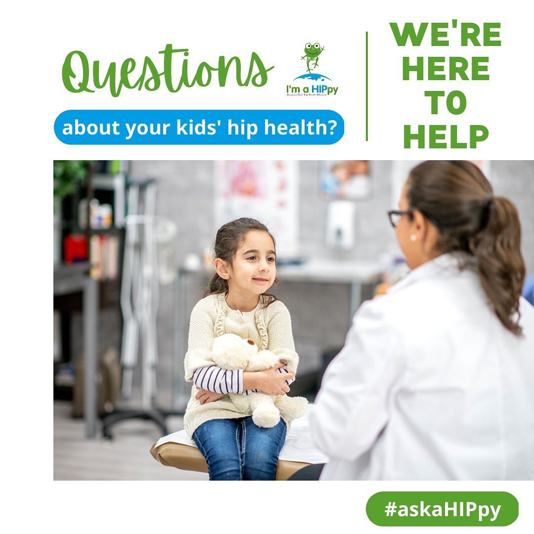 Caption - Facebook/Instagram:
❓ Questions about your newborn or toddler's hip health?

We would love to help.

🩺Part of our goal in spreading awareness for hip dysplasia and other paediatric hip disorders is to open up the conversation &ndash; and o