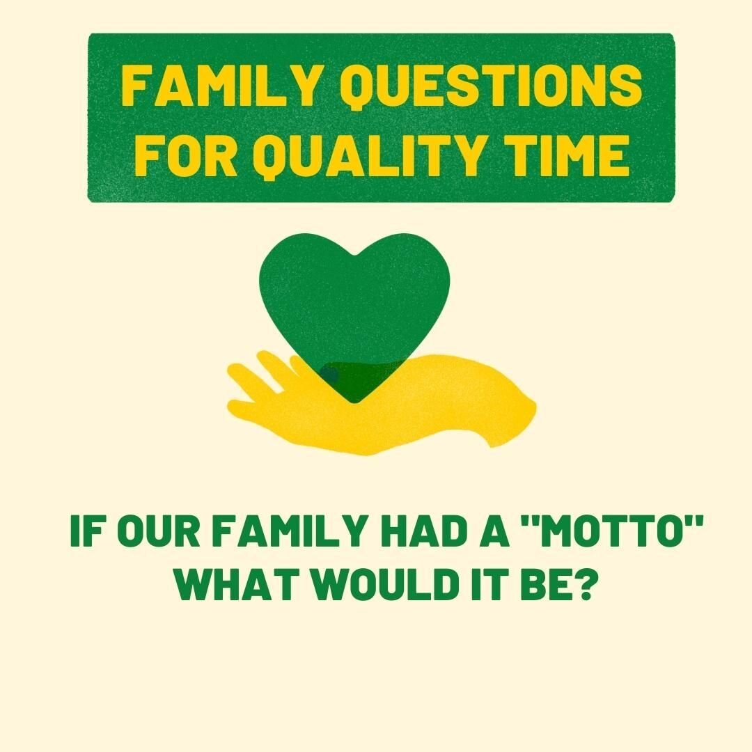 🧐 I have to check in with my people on both of these, but my guess is:

💚The Carroll family favors &quot;indirect communication is an art form&quot; + &quot;say I love you everyday.&quot; 
💛The Wray family favors &quot;you can do it.&quot;

#famil