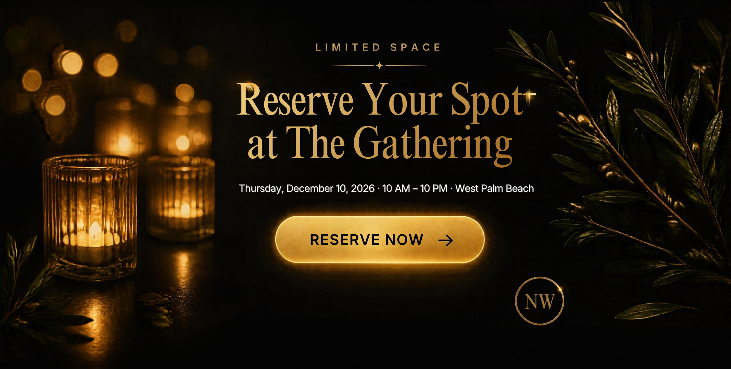 Reserve your spot at The Gathering, a networking event for Christian business owners, December 10, 2026