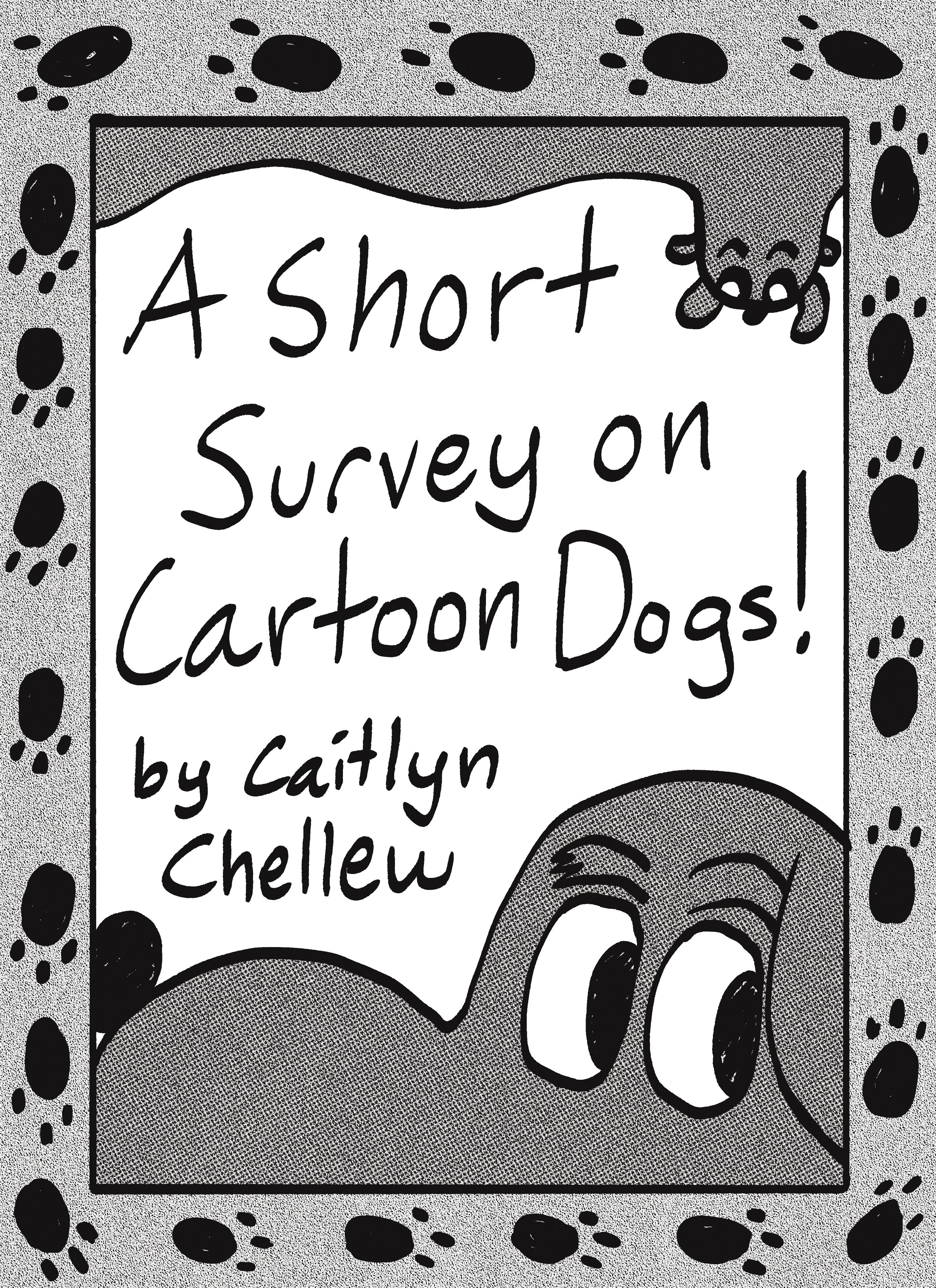 "A Short Survey on Cartoon Dogs" cover page.