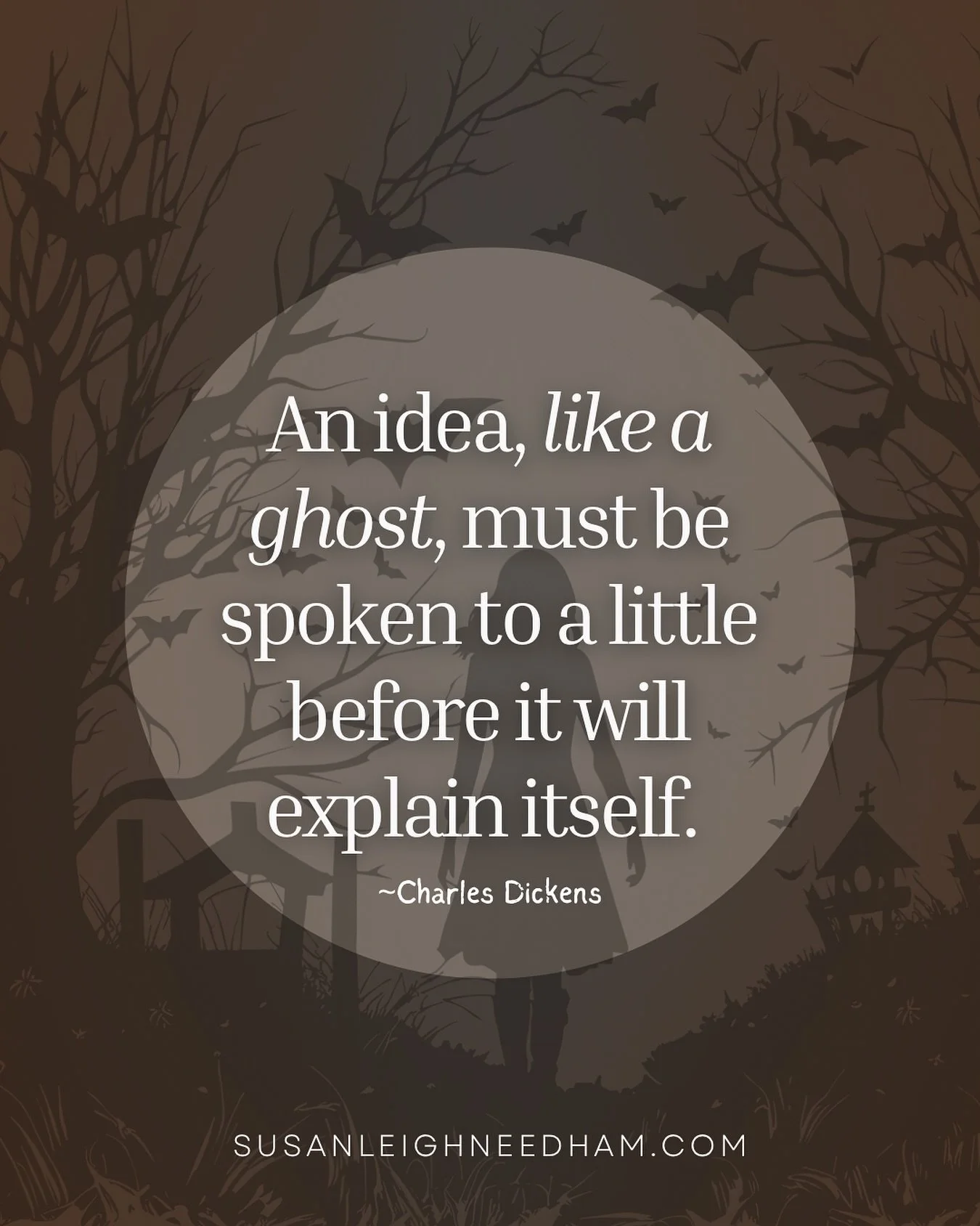 Charles Dickens was right — ideas really are like ghosts.
They show up when you least expect them.
π»in the carpool line
π»while folding laundry
π»mid-shampoo (of course) 
π»right before bed, when your brain suddenly decides it’s time t