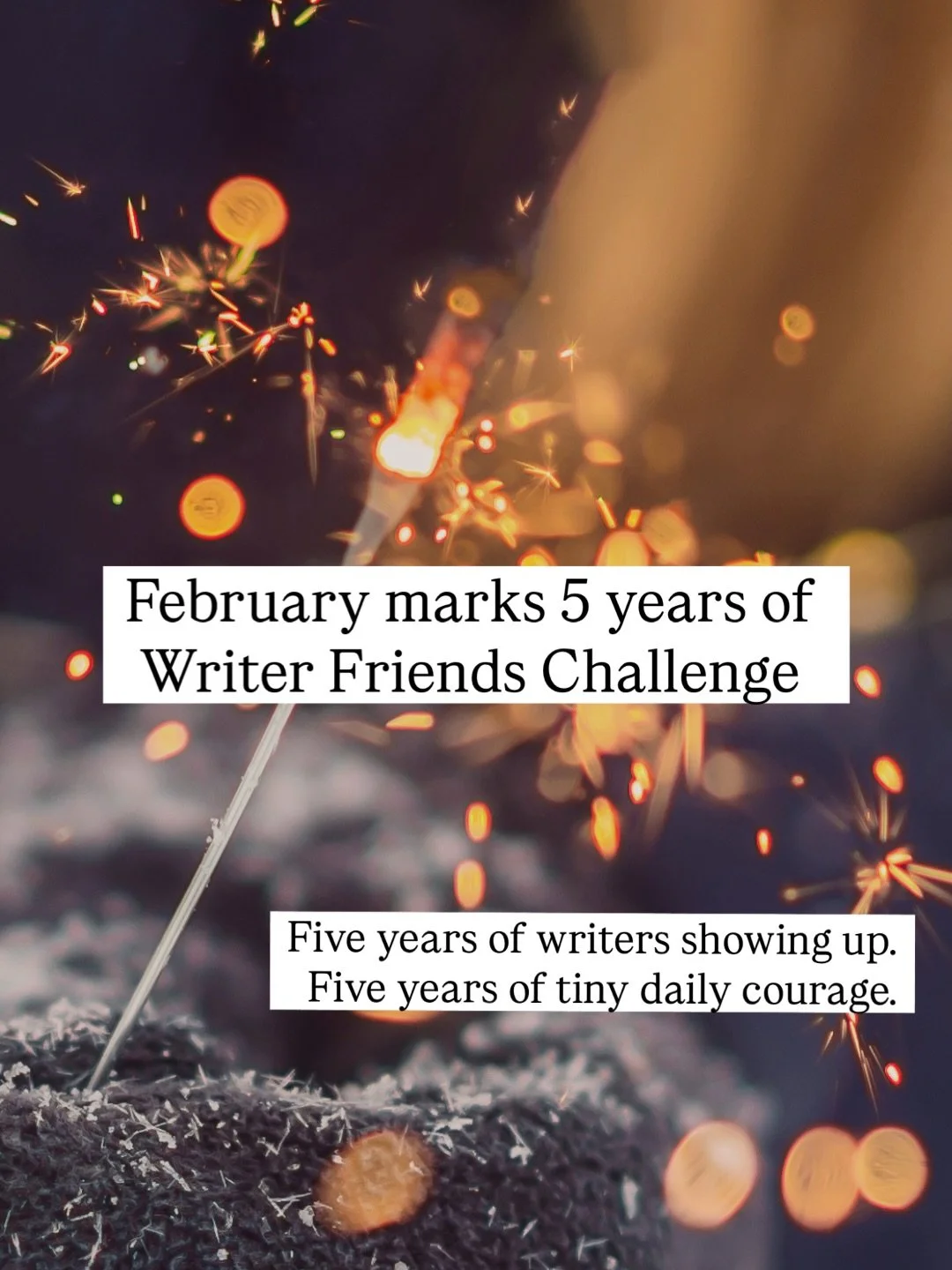 When you start something on Instagram, you really don&rsquo;t know if anyone will ever see it. 

And then it turned into this little corner of the internet I really love.

Watching thousands of writers take WFC, make it their own, and find each other