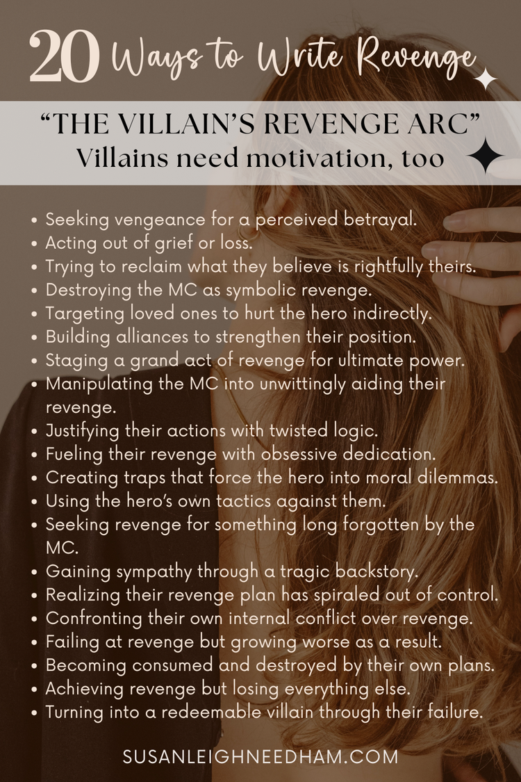 120 Revenge Story Ideas | Susan Leigh Needham