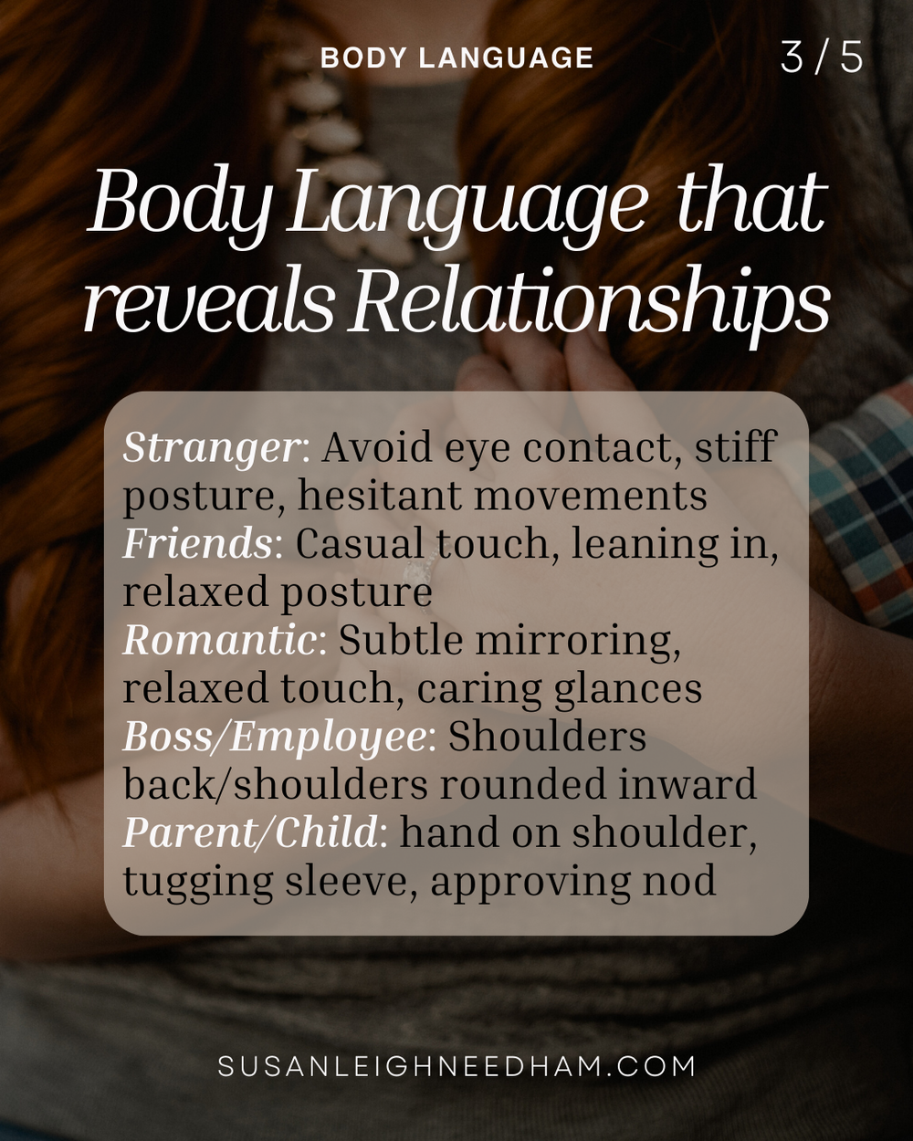 Boxy Language Writing Body Language Writing to Keep Readers Hooked | Susan Leigh Needham