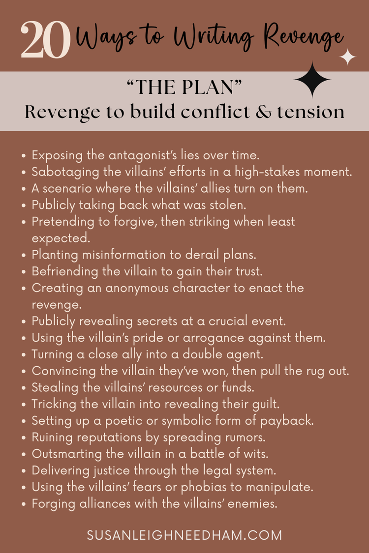 120 Revenge Story Ideas | Susan Leigh Needham