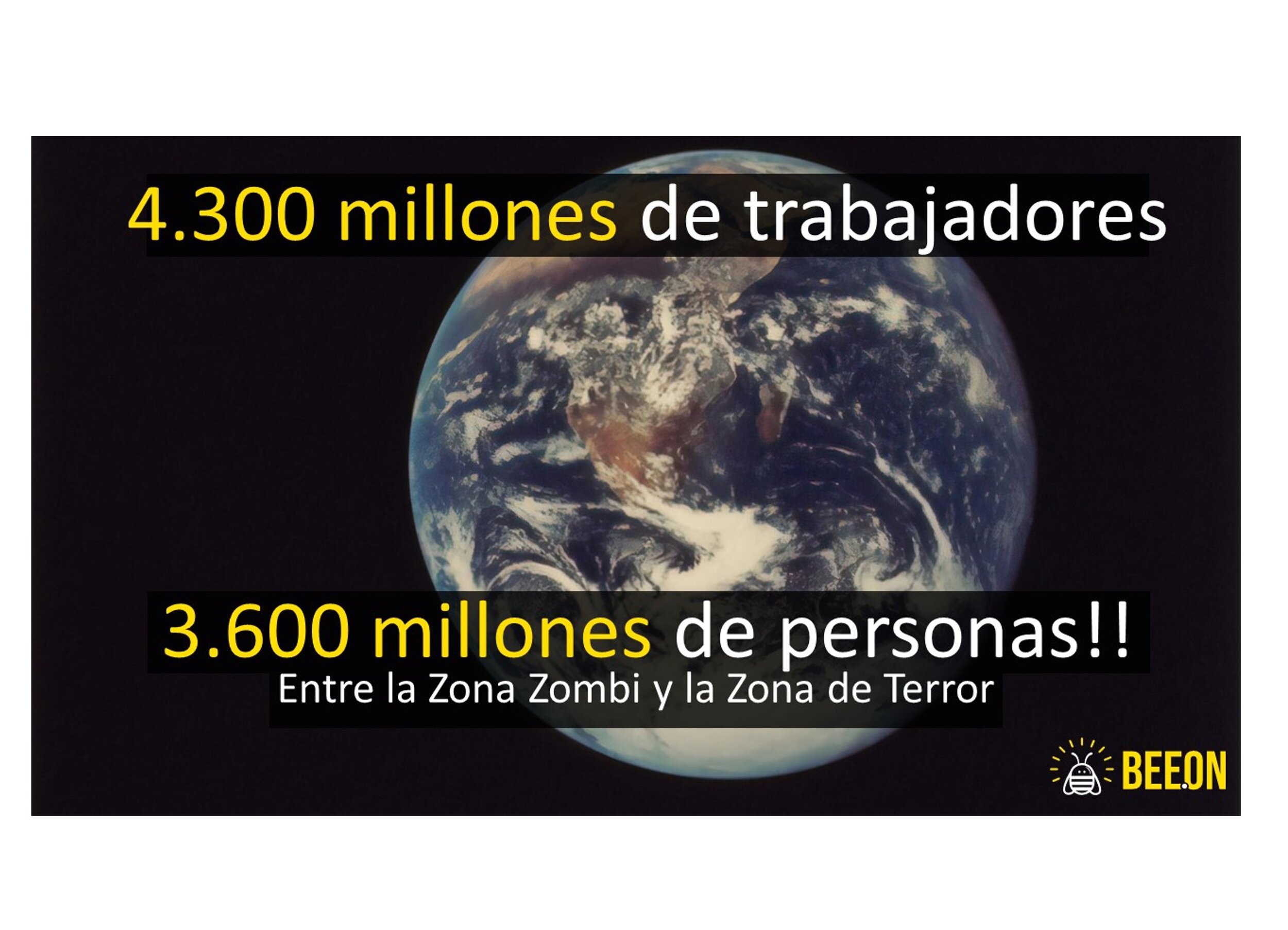 3.600 MILLONES DE PERSONAS ENTRE LA ZONA ZOMBI Y LA ZONA DE TERROR!!