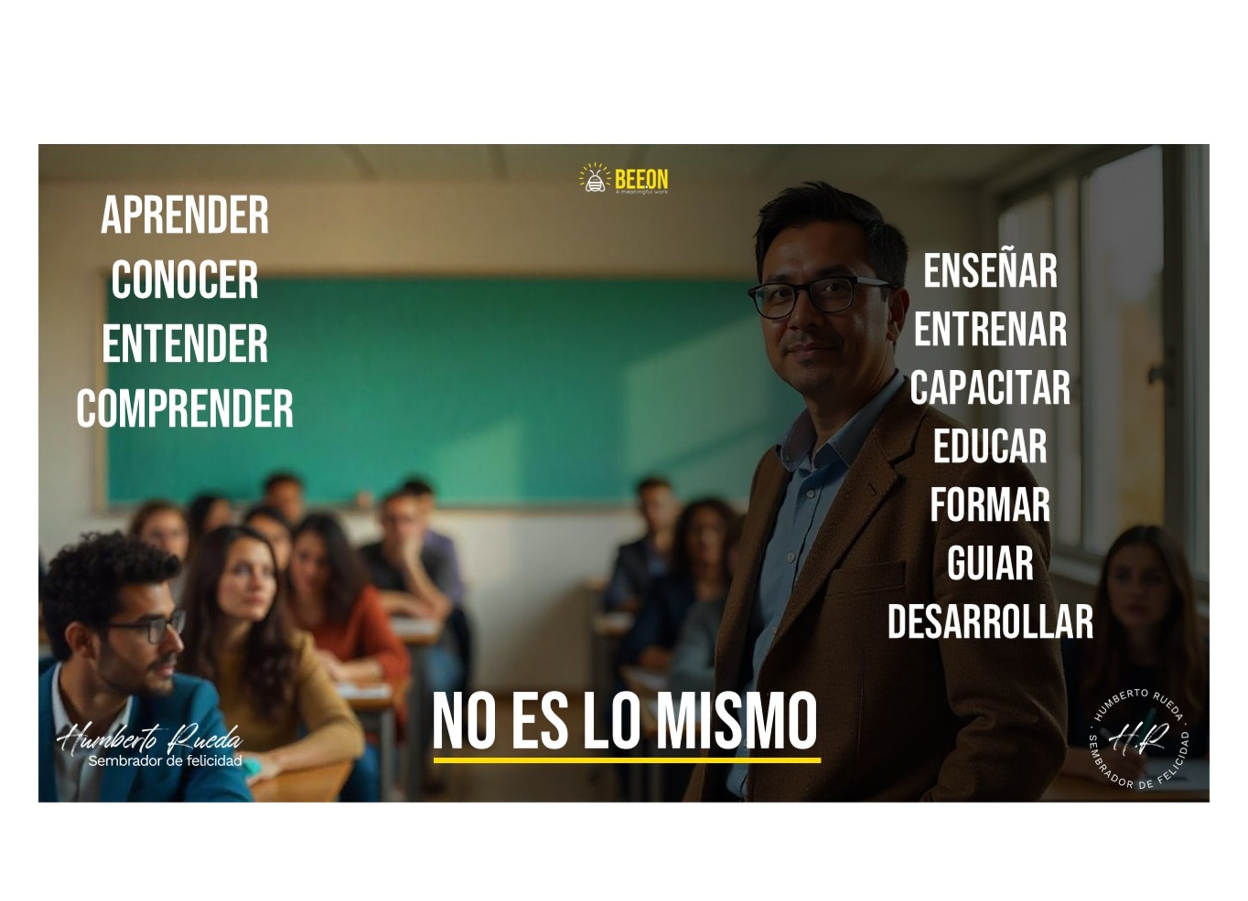 No, no es lo mismo: Aprender que Conocer, ni Educar que Formar