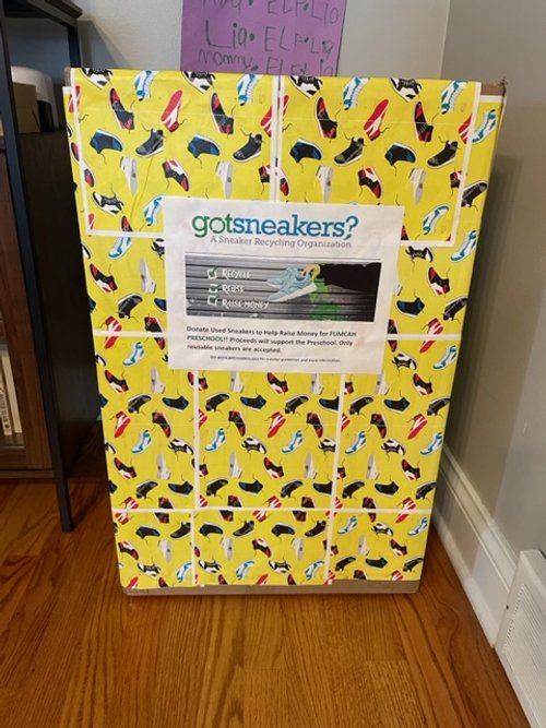 Preschool Sneaker Recycling — First United Methodist Church of