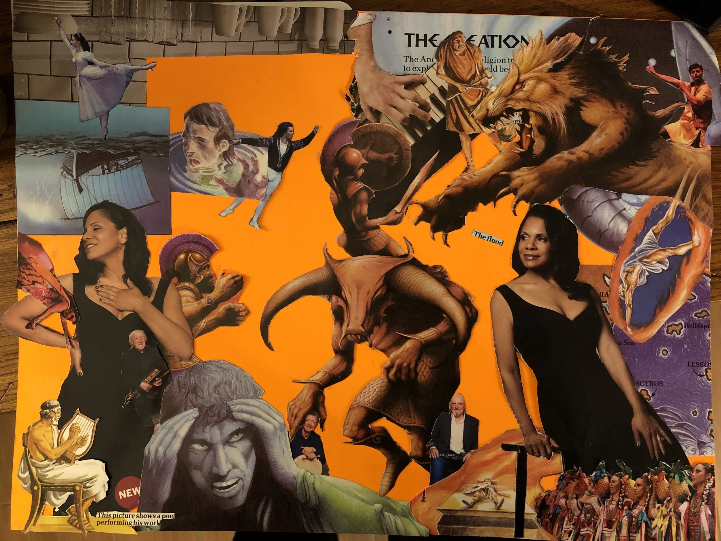 Orange Blue and Shadow - For Piano and Sax