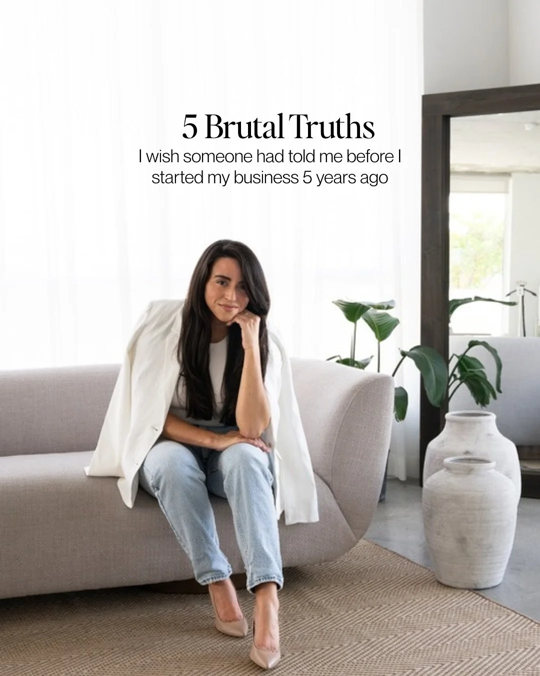 5 brutal truths I wish someone had told me before I started my business 5 years ago:

1️⃣ Action leads to clarity, not perfection. Stop planning and start doing&mdash;even messy progress beats perfect paralysis.

2️⃣ More does not equal more. Focus w