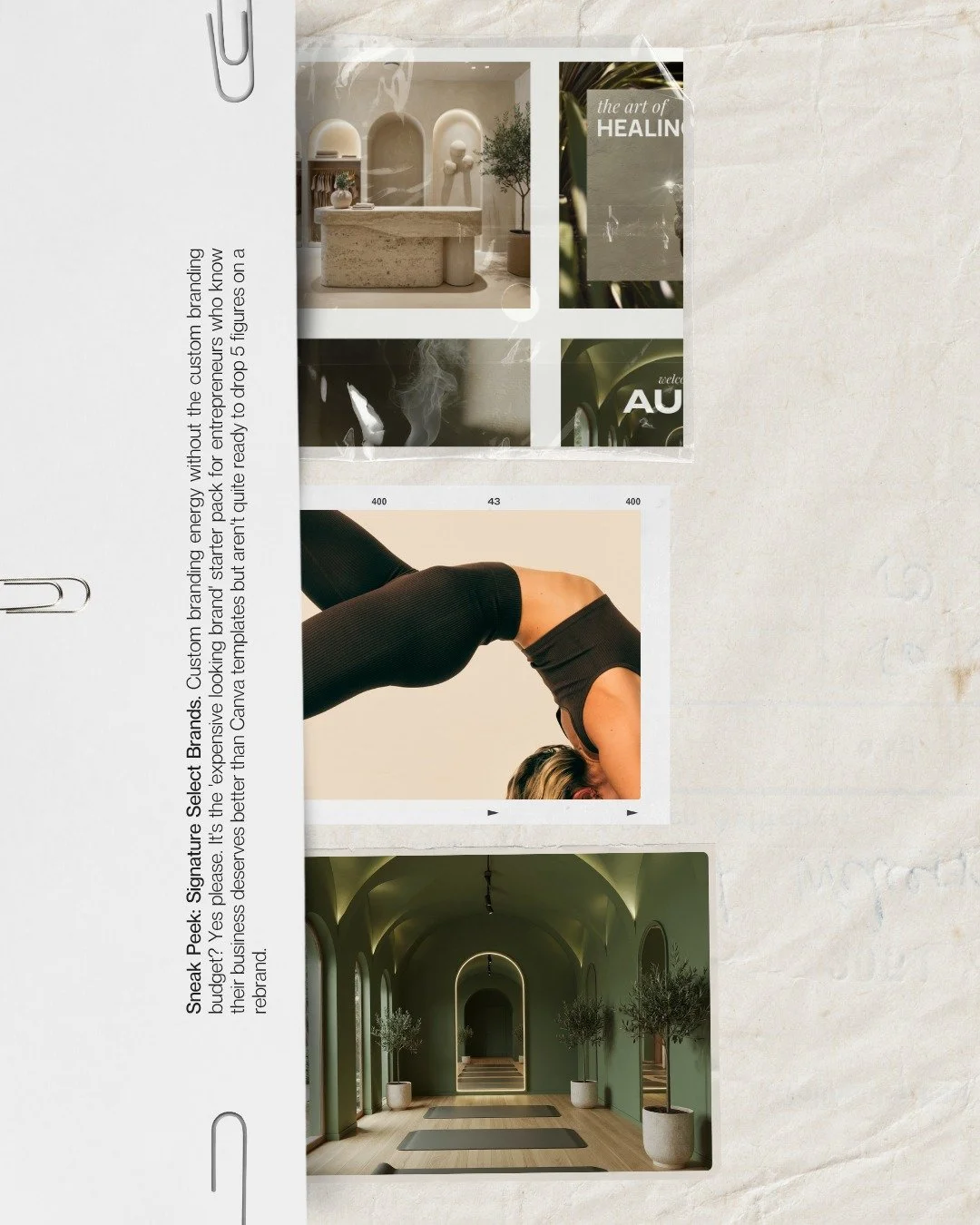 The details that make it feel expensive ✨

Cohesive color palettes. Intentional typography pairings. Mood that translates across every touchpoint.

This is what separates &quot;I made a logo&quot; from &quot;I have a brand.&quot;

Aura isn't just pre