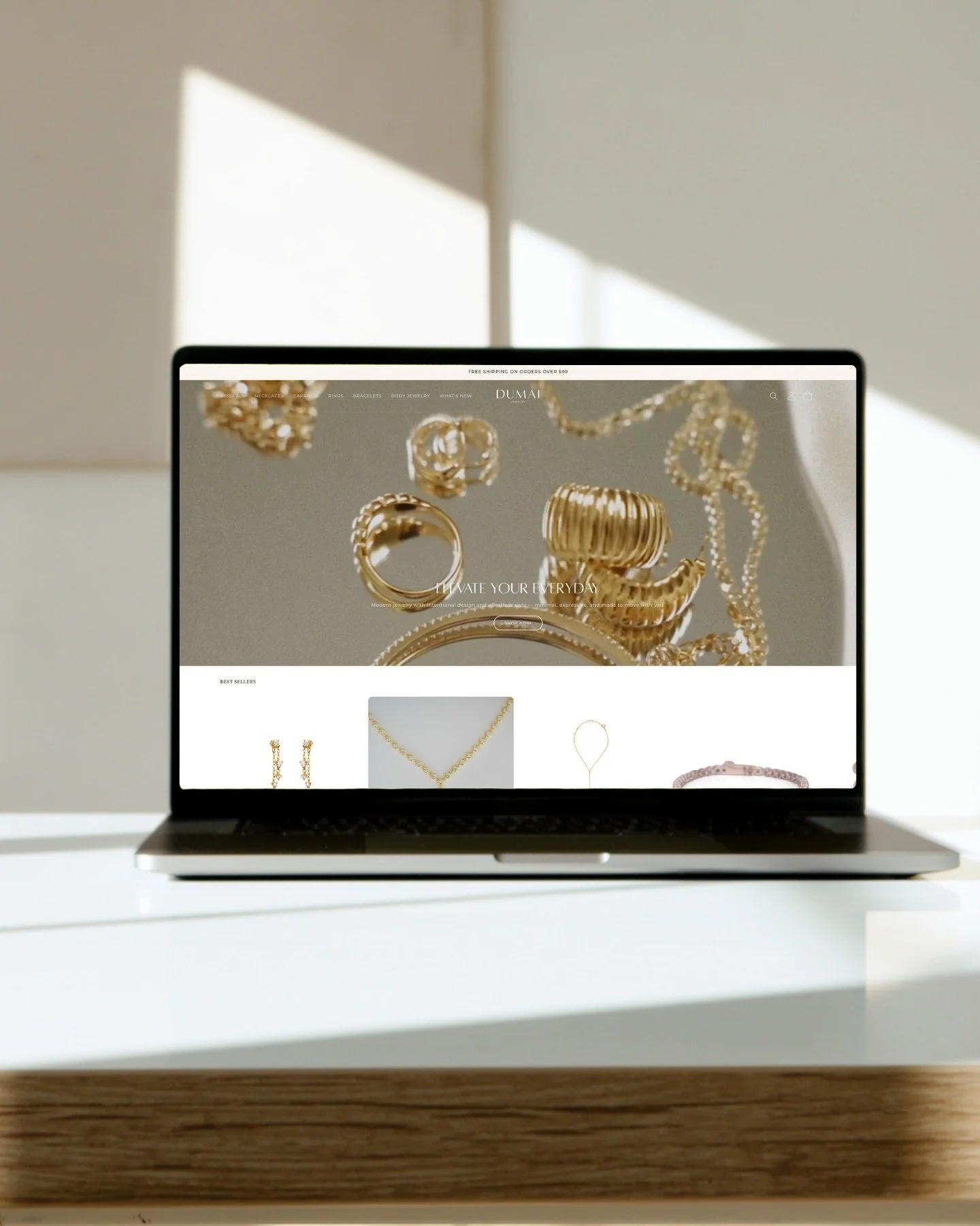 When @dumaijewelry reached out, she had a product lineup that was already beautiful and intentional. But her website wasn&rsquo;t reflecting that level of polish, and without clear brand guidelines, every update felt like guesswork.

This is what hap