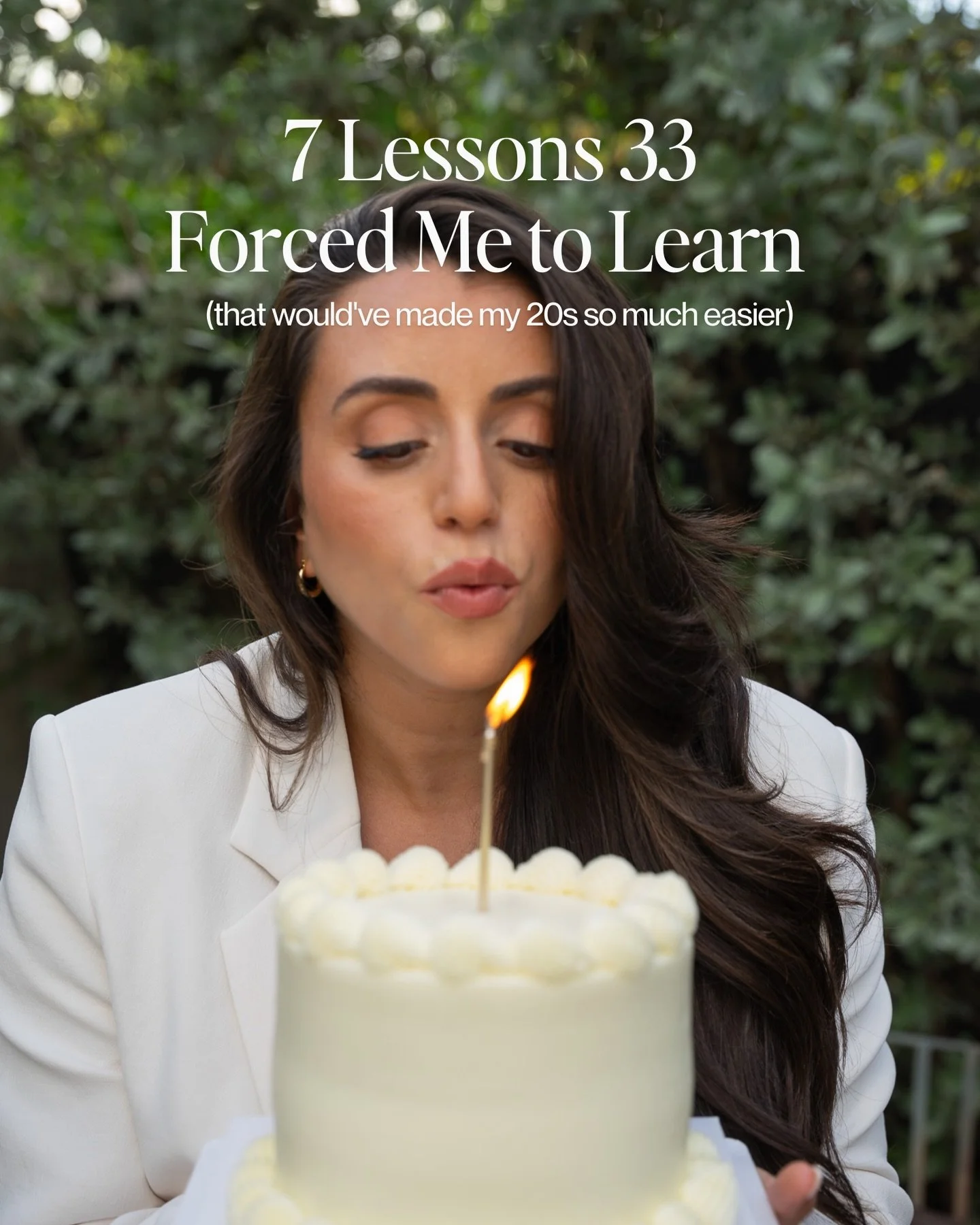 Turned 34 this week.

33 didn&rsquo;t go as planned, but it taught me more than any year that did.

The wildest part? I surprised myself. I didn&rsquo;t know I had it in me.

Swipe if you&rsquo;ve ever had a year that broke you open. 🤍