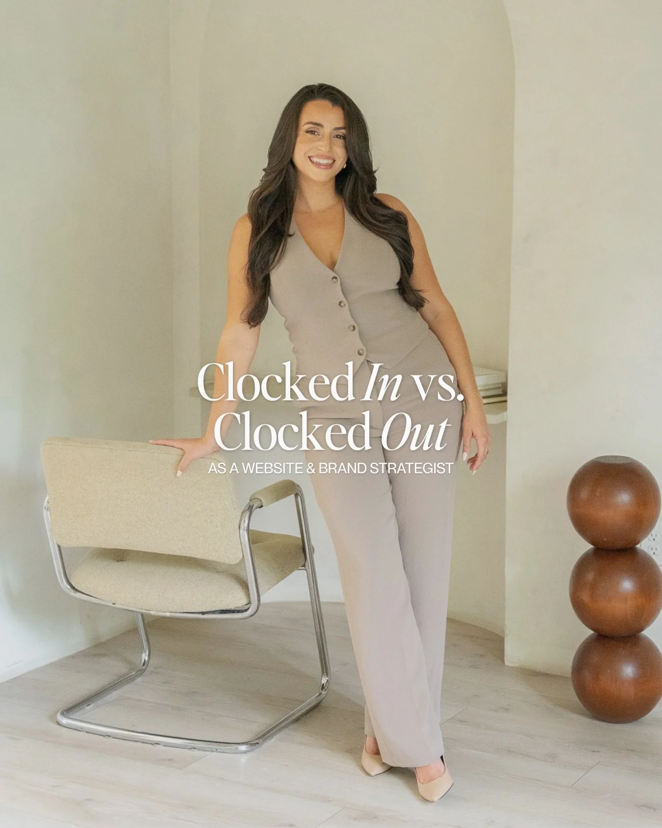 Clocked in vs. clocked out... except when you&rsquo;re building a business, there&rsquo;s really no clear line between the two.

Most days are deep in strategy&mdash;mood boards, client calls, website builds, brand photoshoots, and everything in betw