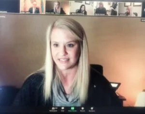 Allyson Dow presents training on Virtual Hearings for Temporary Orders in Oklahoma Courts