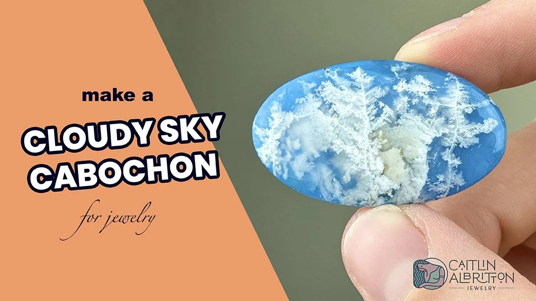 How to make a Cloudy Sky Cabochon