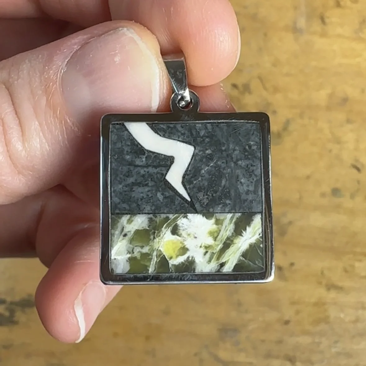 Beginning inlay jewelry on a budget class - this is a sample of what you can make taking my class