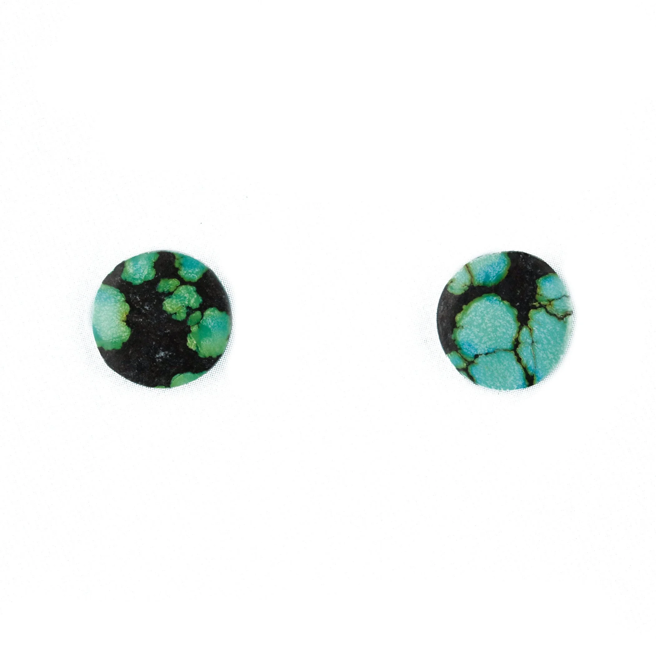 Hubei Turquoise Stud Earrings