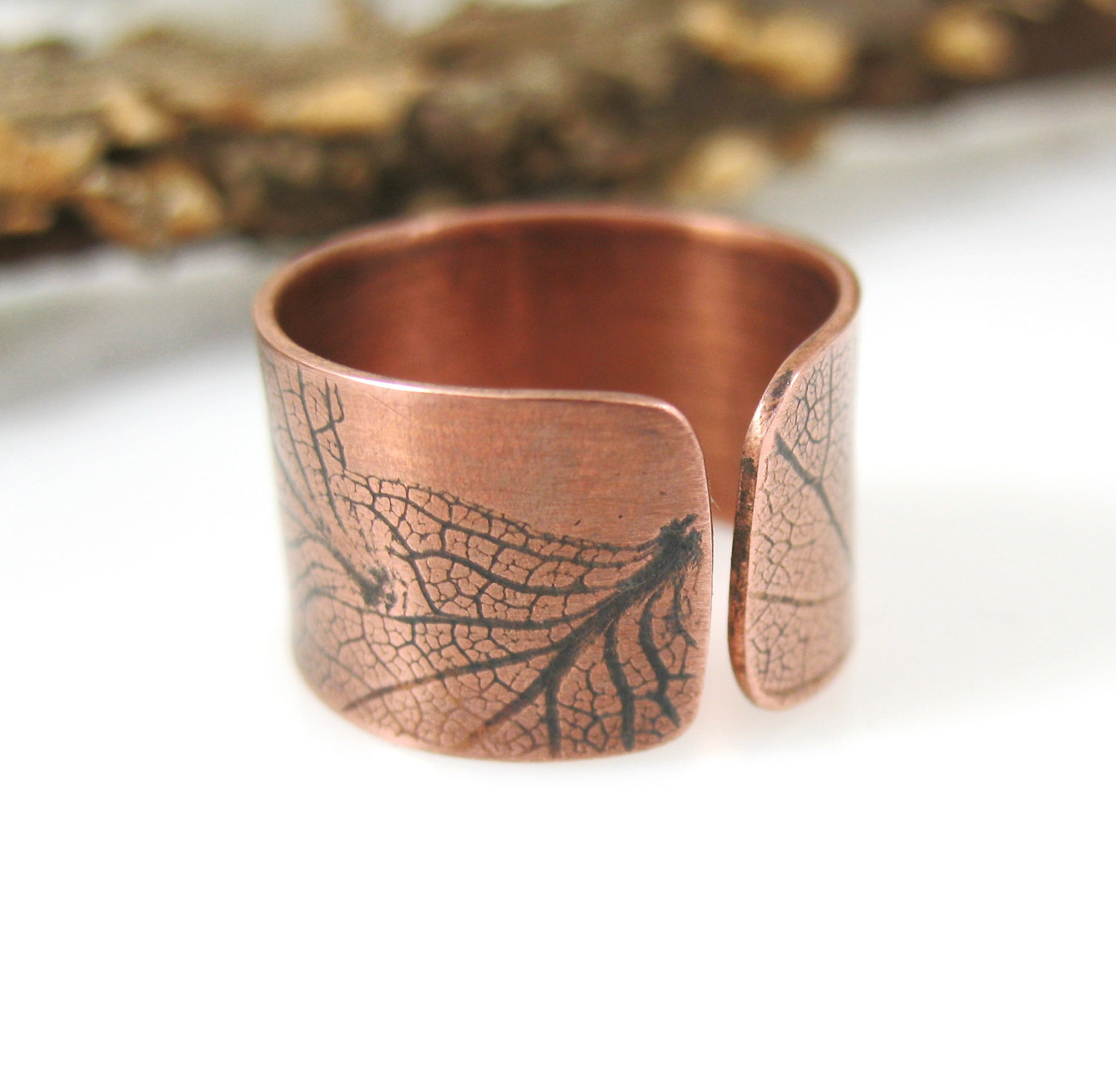 copper cuff ring