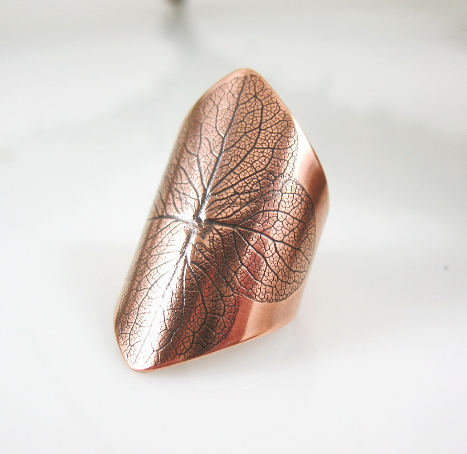 hydrangea cuff ring