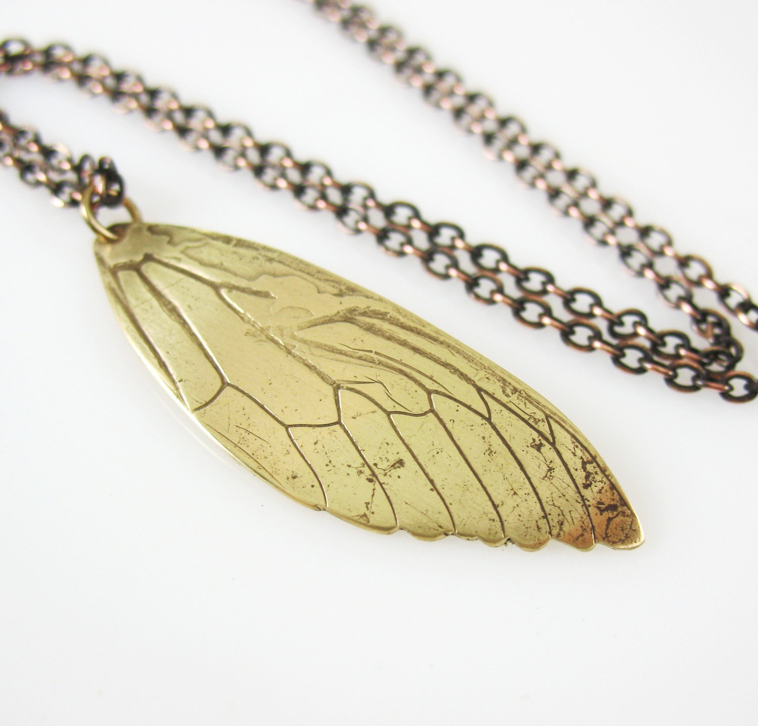 cicada wing necklace