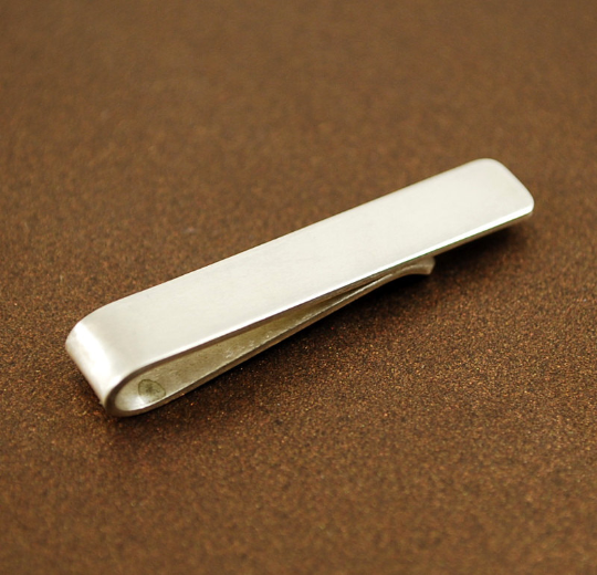Lucky Horseshoe Tie Bar Horseshoe Tie Clip Sterling Silver & 