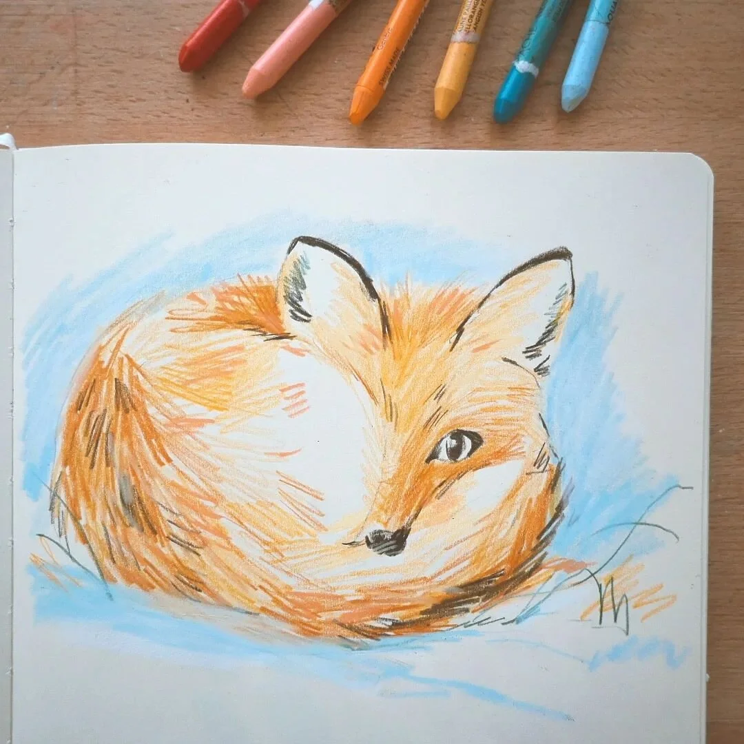 🦊 i just can't stop drawing foxes

#sketchbookpage #animaldrawing #fox #illustration
