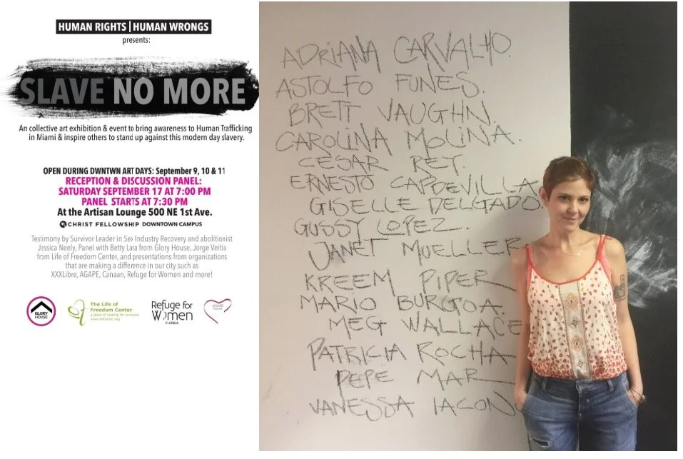 SEPT 2016 - The Artisan Lounge, Collective Exhibition, "Slave No More," Miami, FL
