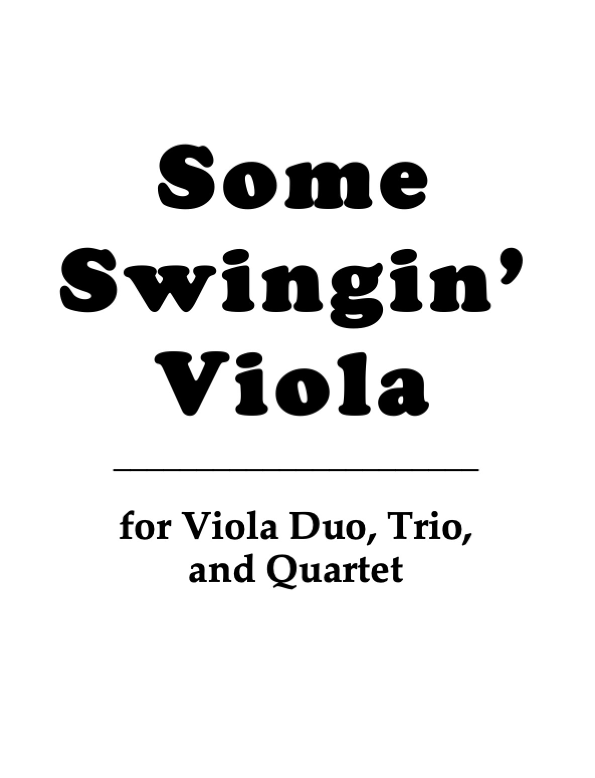 Some Swingin' Viola