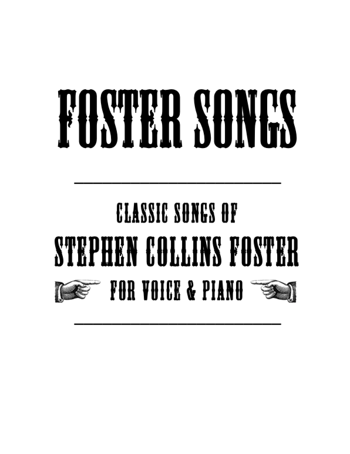 Foster Songs