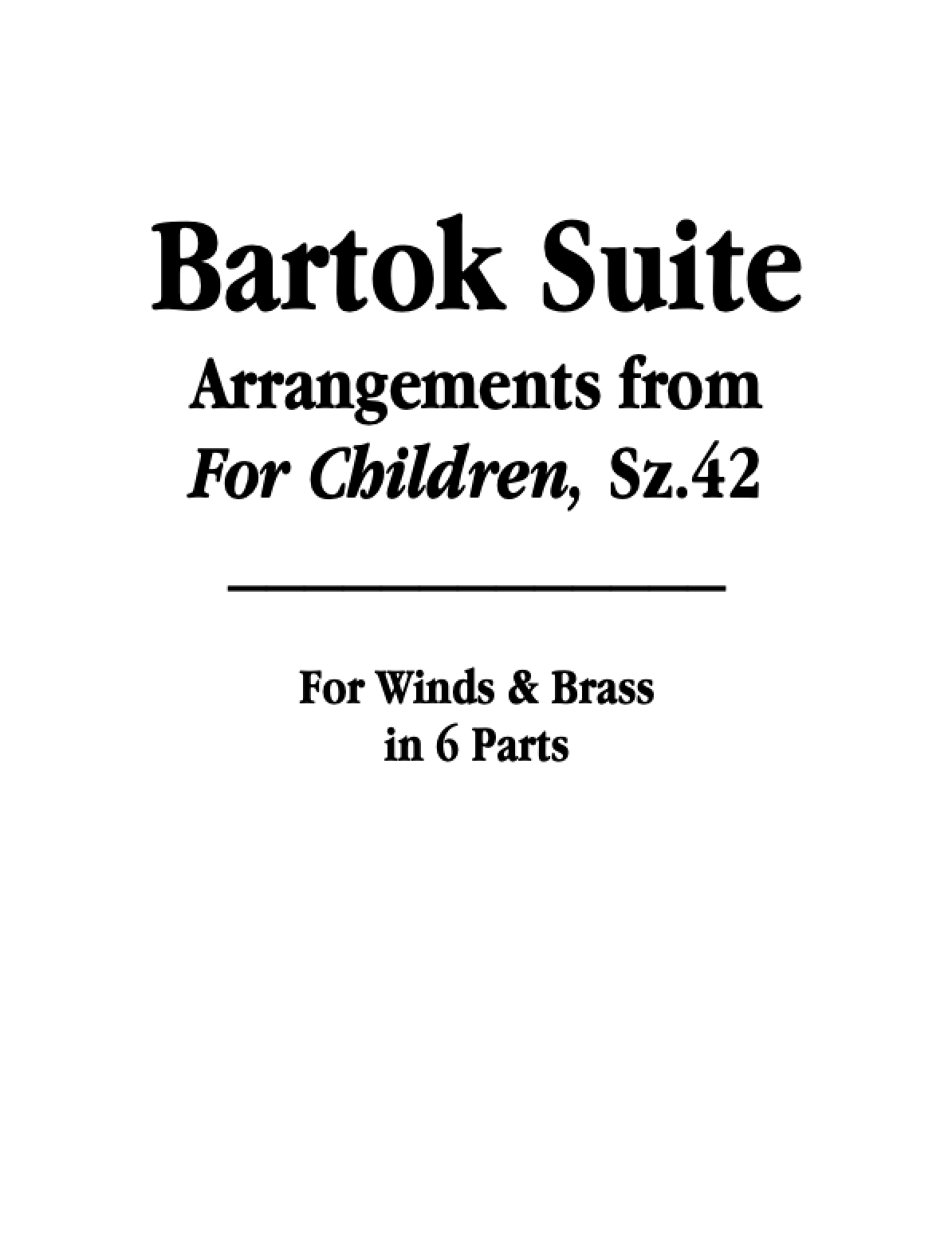 Bartok Suite